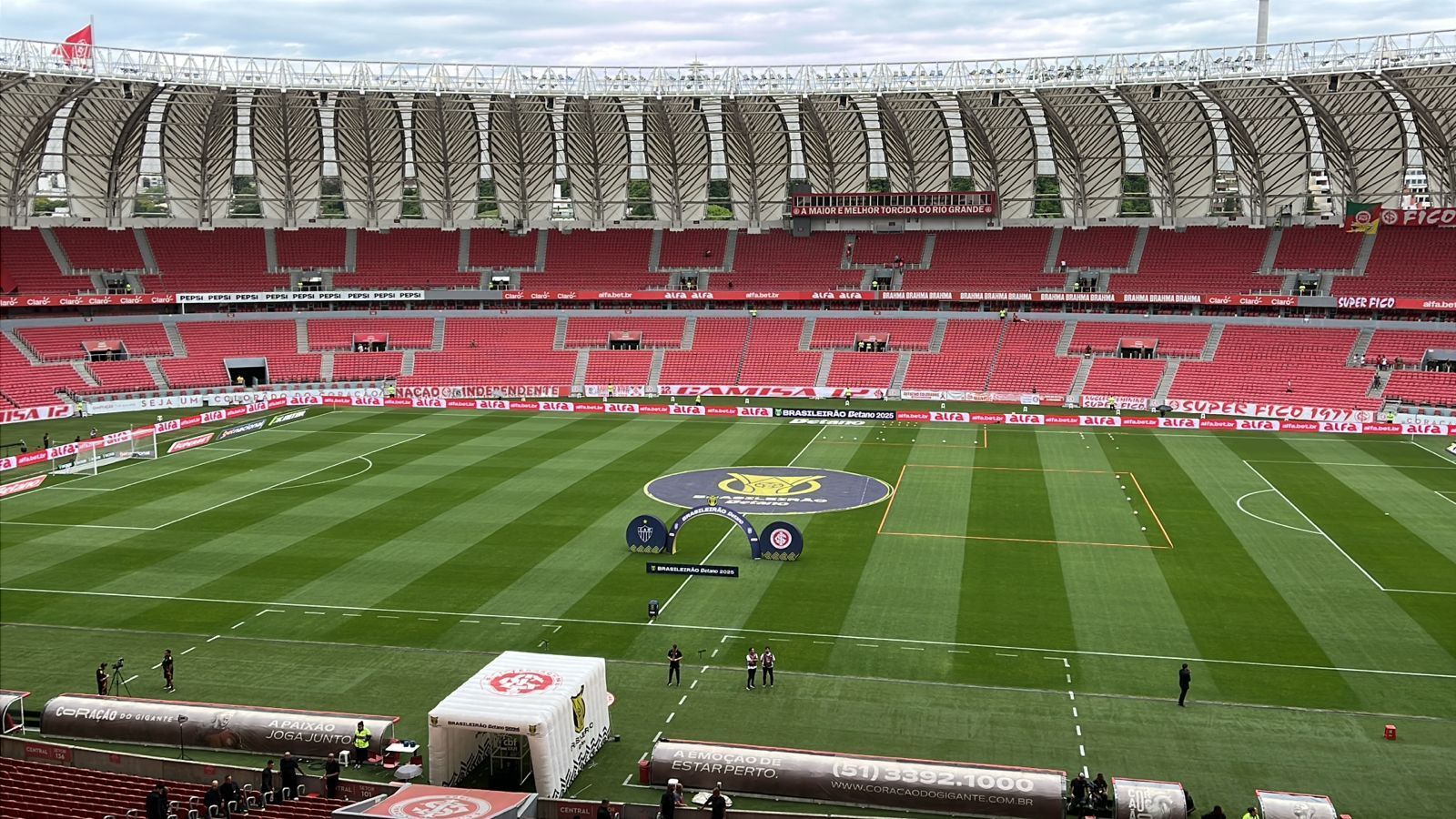 Inter x Atlético: escalações para o jogo pela Série A do Campeonato Brasileiro