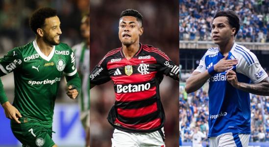 Palmeiras, Flamengo e Cruzeiro