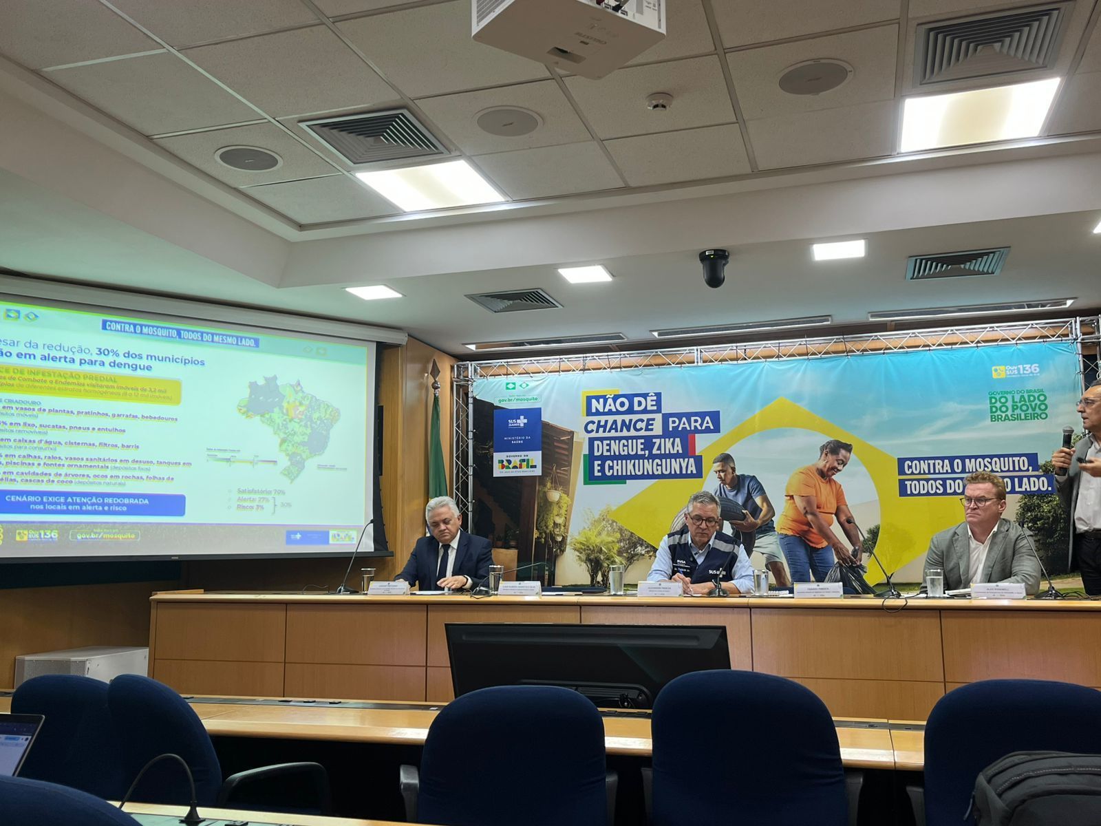 Ministério da Saúde projeta vacina contra dengue para 2026