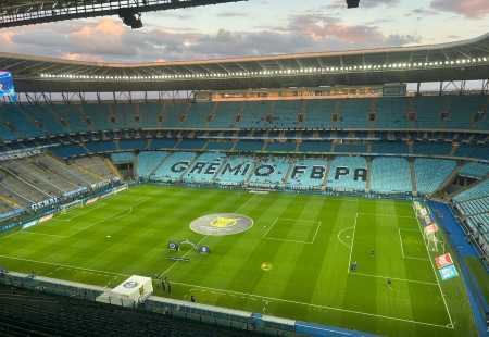Arena do Grêmio, em Porto Alegre, recebe mais um jogo pelo Brasileiro
