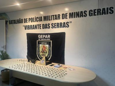 Polícia encontrou drogas na casa do suspeito