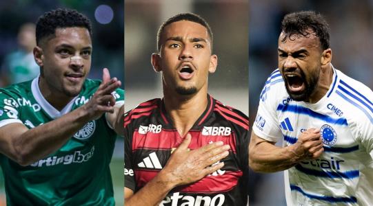 Palmeiras, Flamengo e Cruzeiro