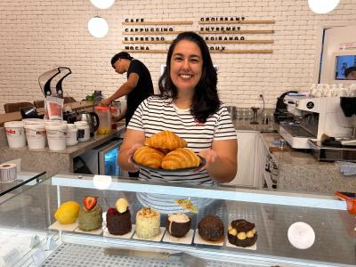 Luana Ávila abriu a primeira unidade do Kantine há três anos, agora já projeta sua terceira loja