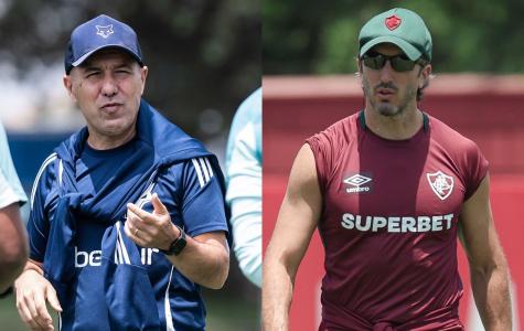 Leonardo Jardim e Luis Zubeldia, técnicos de Cruzeiro e Fluminense