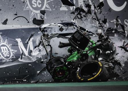 Gabriel Bortoleto foi para o muro no GP de São Paulo