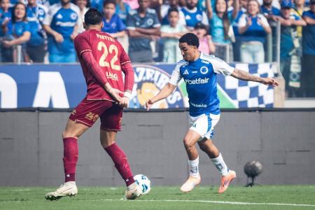 Christian durante o empate entre Cruzeiro e Fluminense