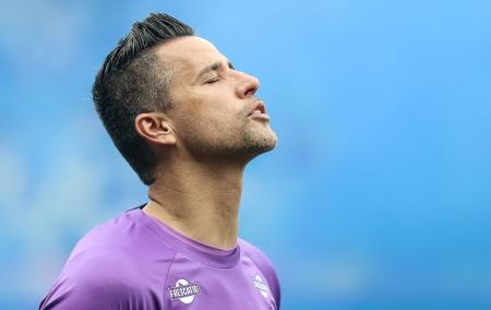 Fábio, goleiro do Fluminense, durante jogo contra o Cruzeiro
