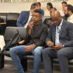 Bruno Henrique, do Flamengo, comparece em audiência no Pleno do STJD