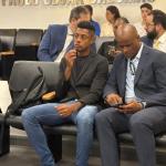 Bruno Henrique, do Flamengo, comparece em audiência no Pleno do STJD