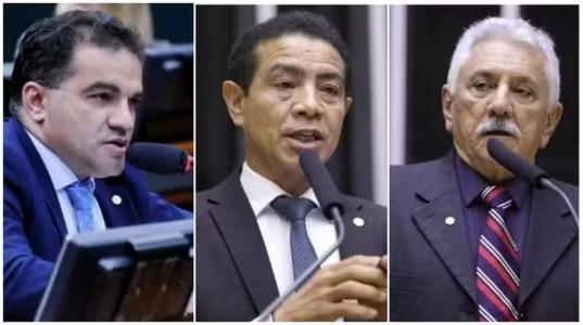 Os deputados federais do PL Josimar Maranhãozinho (MA), Pastor Gil (MA) e Bosco Costa (SE) denunciados pela PGR