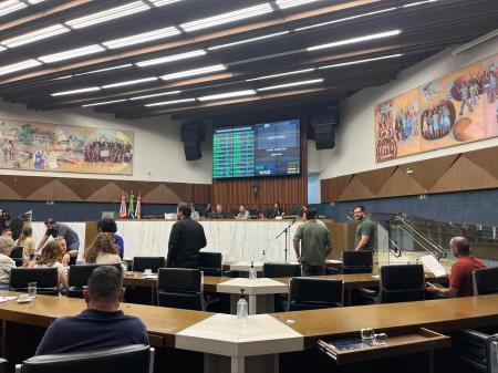 Votação aconteceu no Plenário da Câmara Municipal de Belo Horizonte nesta terça-feira (11)