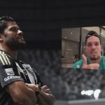 Paulinho, do Palmeiras, manda recado a Hulk, e ídolo do Atlético responde