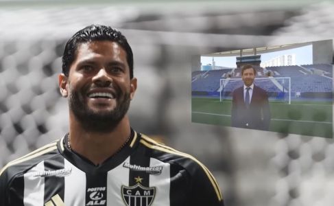 André Villas-Boas, presidente do Porto, manda mensagem a Hulk, do Atlético
