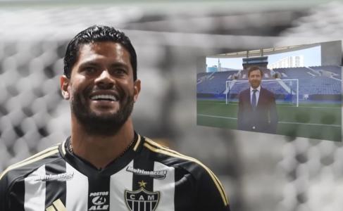 André Villas-Boas, presidente do Porto, manda mensagem a Hulk, do Atlético