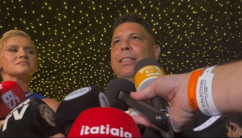 Ronaldo Fenômeno em entrevista durante 2ª edição do Leilão Galático