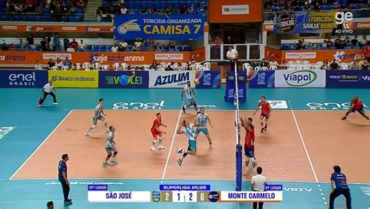 São José x Monte Carmelo, pela Superliga Masculina de Vôlei