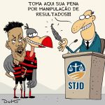 Charge do Duke | A 'pena' de Bruno Henrique no caso de manipulação de apostas