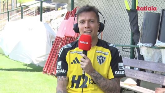 Bernard, meio-campista do Atlético, em entrevista à Itatiaia