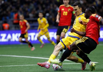 Jogo entre Cazaquistão e Bélgica pelas Eliminatórias da Europa