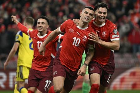 Granit Xhaka é um dos recordistas de jogos da história da SUíça em Copas