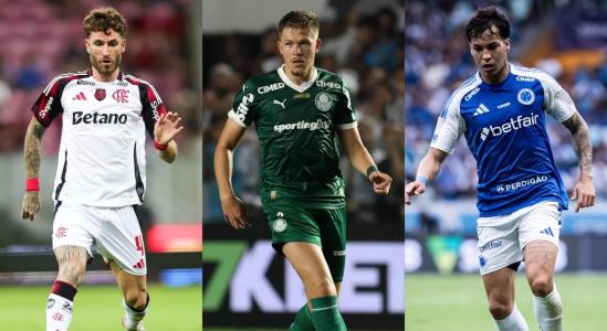 Flamengo, Palmeiras e Cruzeiro