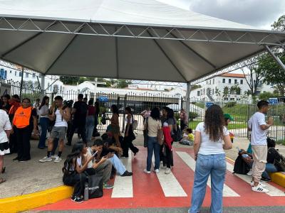 Alunos que farão Enem na PUC Minas