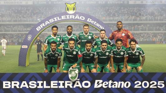 Time do Palmeiras que perdeu para o Santos no último sábado (15)