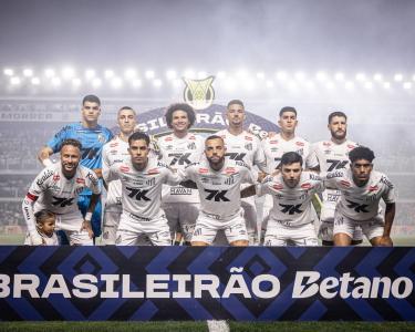Time do Santos que venceu o Palmeiras no último sábado (15)
