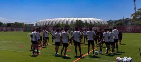 Inter treina no CT Parque Gigante para reta final do Brasileirão