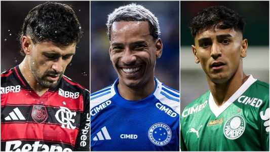 Jogadores de Flamengo, Cruzeiro e Palmeiras
