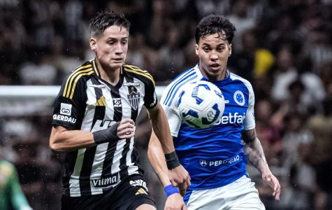 Kaio Jorge protagnizou polêmicas no clássico entre Atlético e Cruzeiro, no dia 15 de outubro