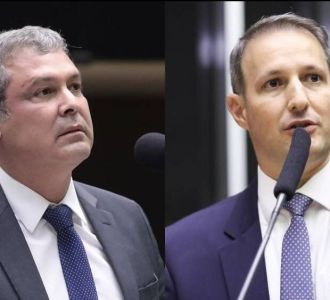 Lindbergh Farias e Guilherme Derrite
