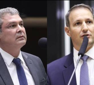 Lindbergh Farias e Guilherme Derrite