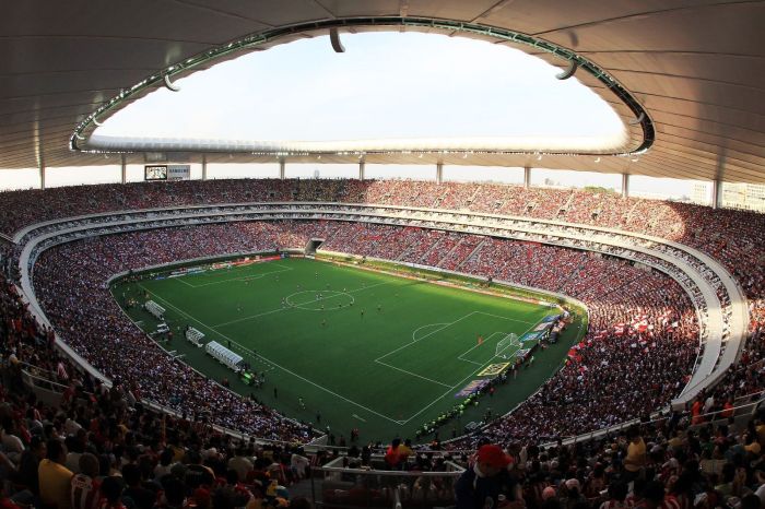 Estádio Akron, em Guadalajara, no México
