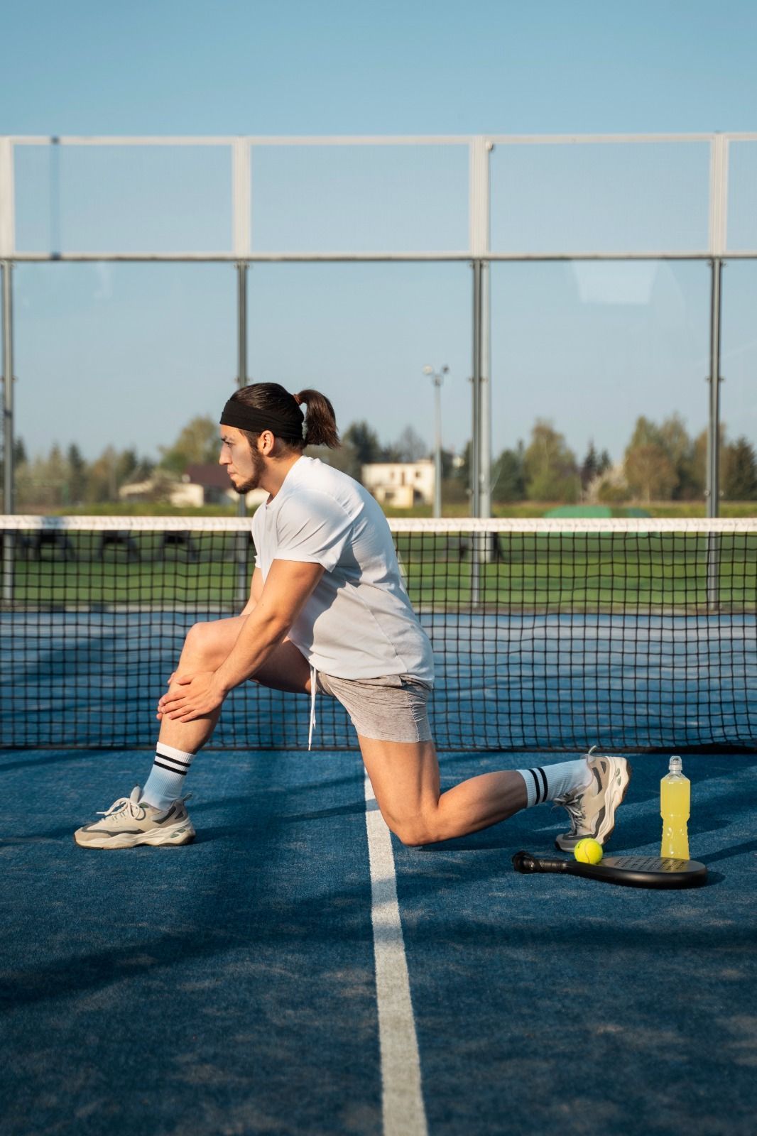 Agilidade lateral no tênis e padel com afundo e pliometria