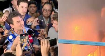 Celso Sabino minimizou o incêndio e disse que não houve feridos