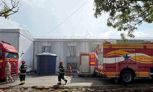 Incêndio em área de negociações da COP 30, em Belém, no Pará, começou na tarde desta quinta-feira (20)