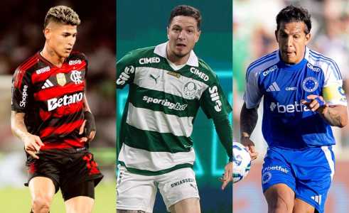 Flamengo, Palmeiras e Cruzeiro