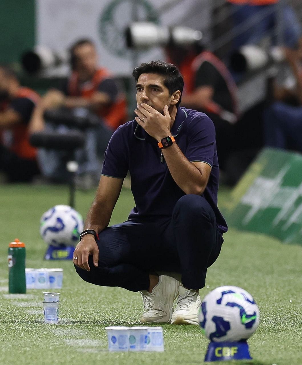 Abel Ferreira defende temporada do Palmeiras após empate com Fluminense