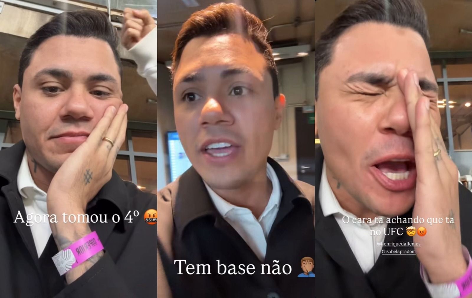 Astro do sertanejo vai ao Mineirão e se revolta com Corinthians em goleada do Cruzeiro
