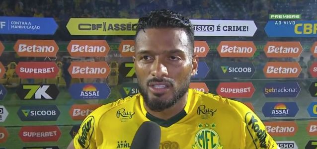 Reinaldo, do Mirassol, em entrevista após jogo contra Ceará nesta segunda-feira (24)