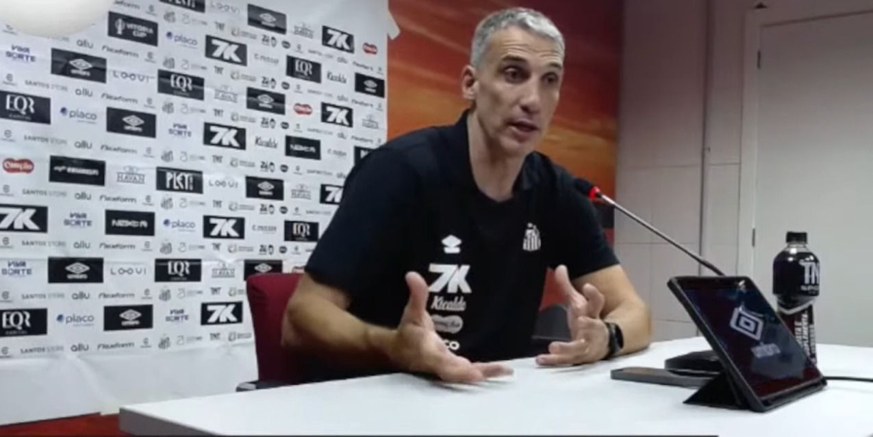 Santos: Vojvoda é direto sobre situação de Neymar para reta final do Brasileirão