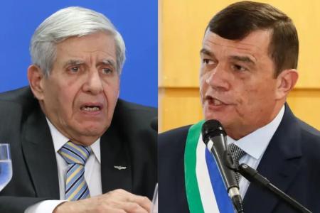 Augusto Heleno e Paulo Sérgio Nogueira