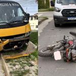 Vídeo: veja imagens de acidente entre moto e ônibus escolar que deixou um morto em MG