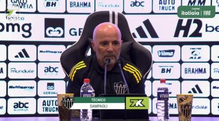 Jorge Sampaoli, técnico do Atlético, em entrevista coletiva após jogo contra o Flamengo
