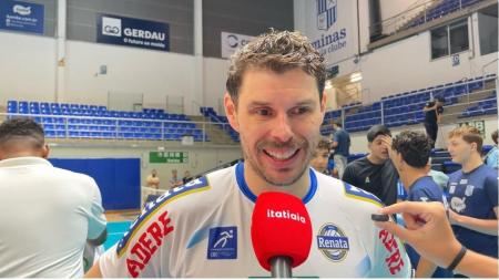 Bruninho, do Vôlei Renata, em entrevista à Itatiaia