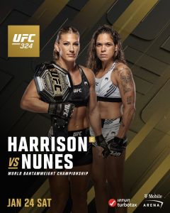 Kayla Harrison e Amanda Nunes se enfrentarão no UFC 324