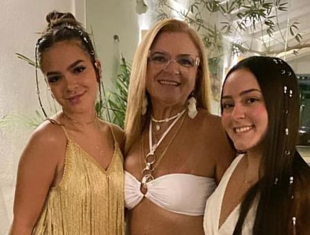 Débora Maia é mãe da atriz Mel Maia e de Yasmim Maia