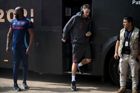 Léo Ortiz, zagueiro do Flamengo, antes da final da Libertadores