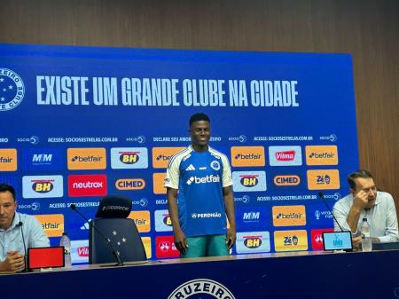 Néiser Villarreal, novo atacante do Cruzeiro